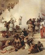 Francesco Hayez La distruzione del Tempio di Gerusalemme painting